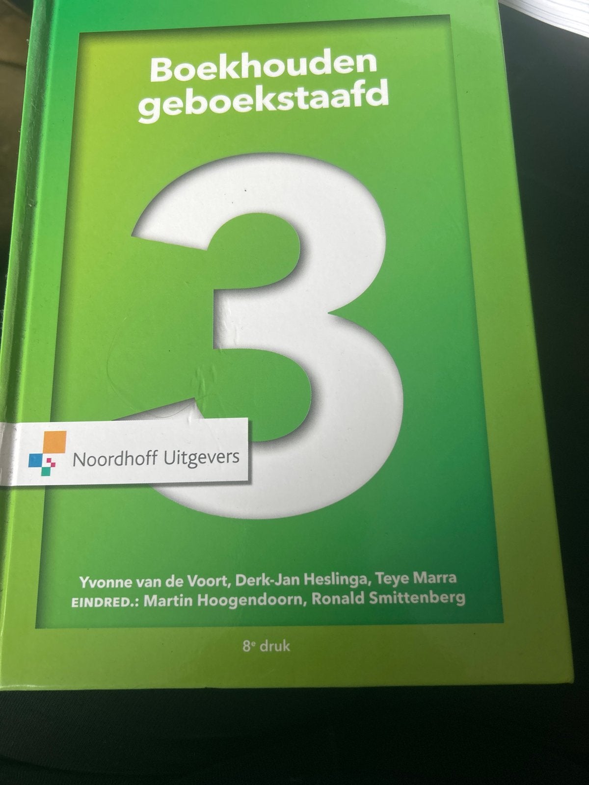 Boekhouden geboekstaafd 3 - Studieboek, Ophalen of Verzenden, Gelezen, MBO