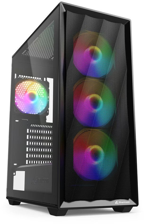 Sharkoon VK4 Rainbow RGB Behuizing, Ophalen of Verzenden, Nieuw