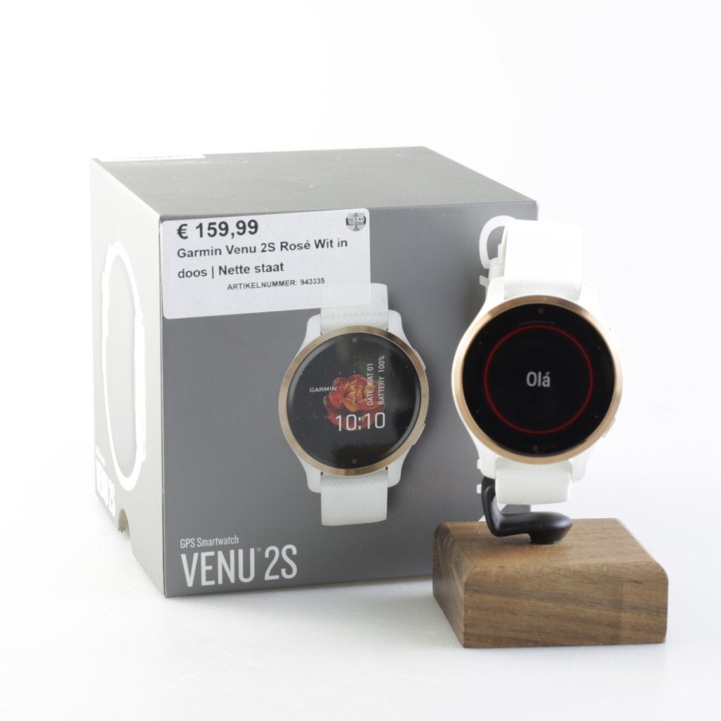 Garmin Venu 2S Rosé Wit in doos | Nette staat, Garmin, Zo goed als nieuw, Support@garmin.com, MÃ¼hlentalstrasse 2
8200 Schaffhausen
Switzerland