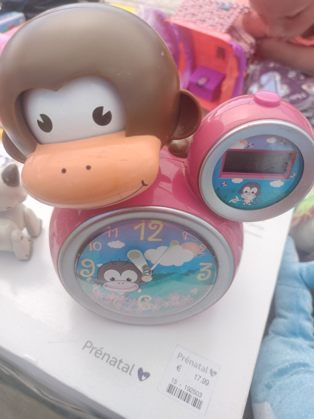 Leuke Apen Slaaptrainer/Wekker voor Kinderen, Ophalen of Verzenden