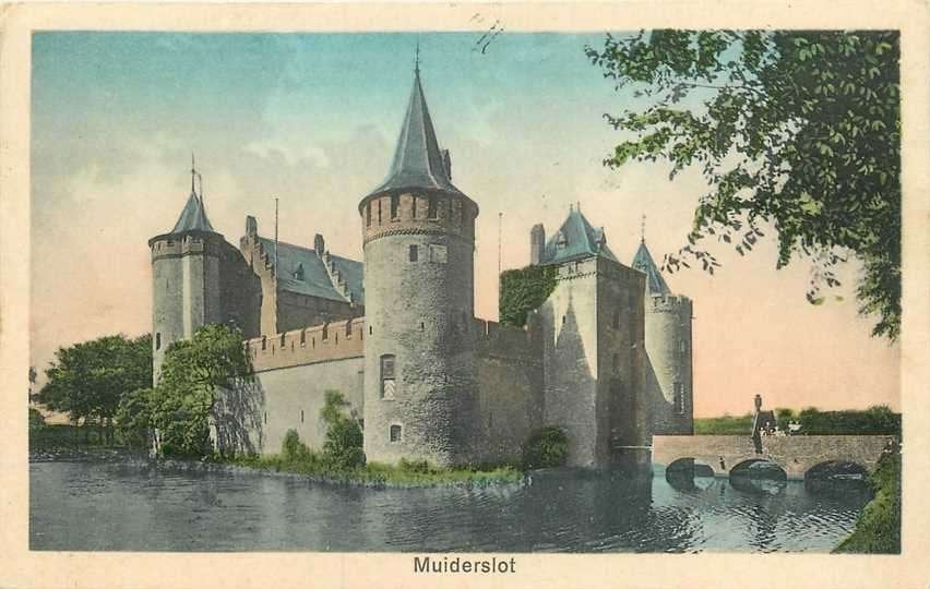 300-145-023 Muiden Muiderslot, Verzamelen, Verzenden, Voor 1920, Noord-Holland
