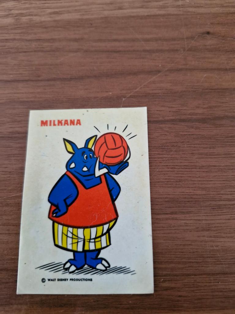 7397 Vintage Milkana Sticker - Walt Disney Productions, Ophalen of Verzenden, Gebruikt, Film, Tv of Omroep