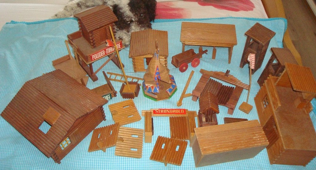 OEHME & Sohne Wildwest Indianen Cowboy huisjes TIMPO !, Ophalen of Verzenden