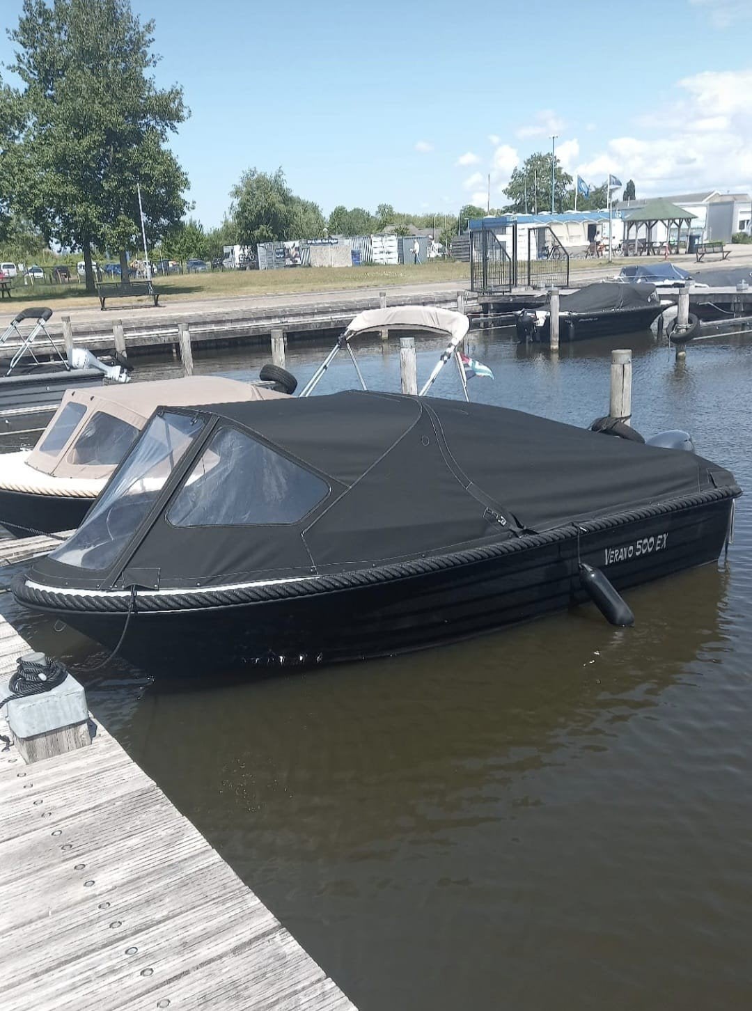 Verano 500 EX consoleboot met Yamaha 30 PK motor, Watersport en Boten, Ophalen, Consoleboot, Biminitop
