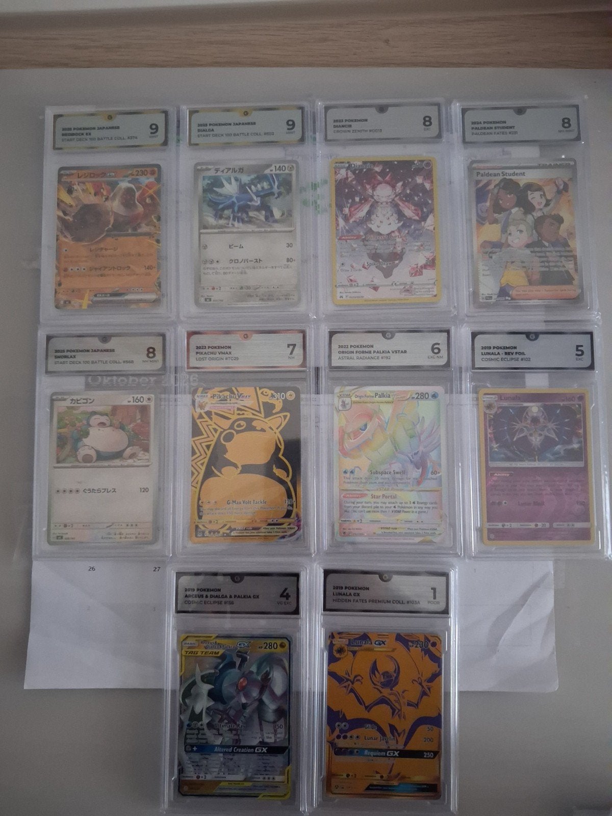 Pokémon Kaarten Collectie - Graded PSA/CGC, Hobby en Vrije tijd, Ophalen of Verzenden, Zo goed als nieuw, Meerdere kaarten