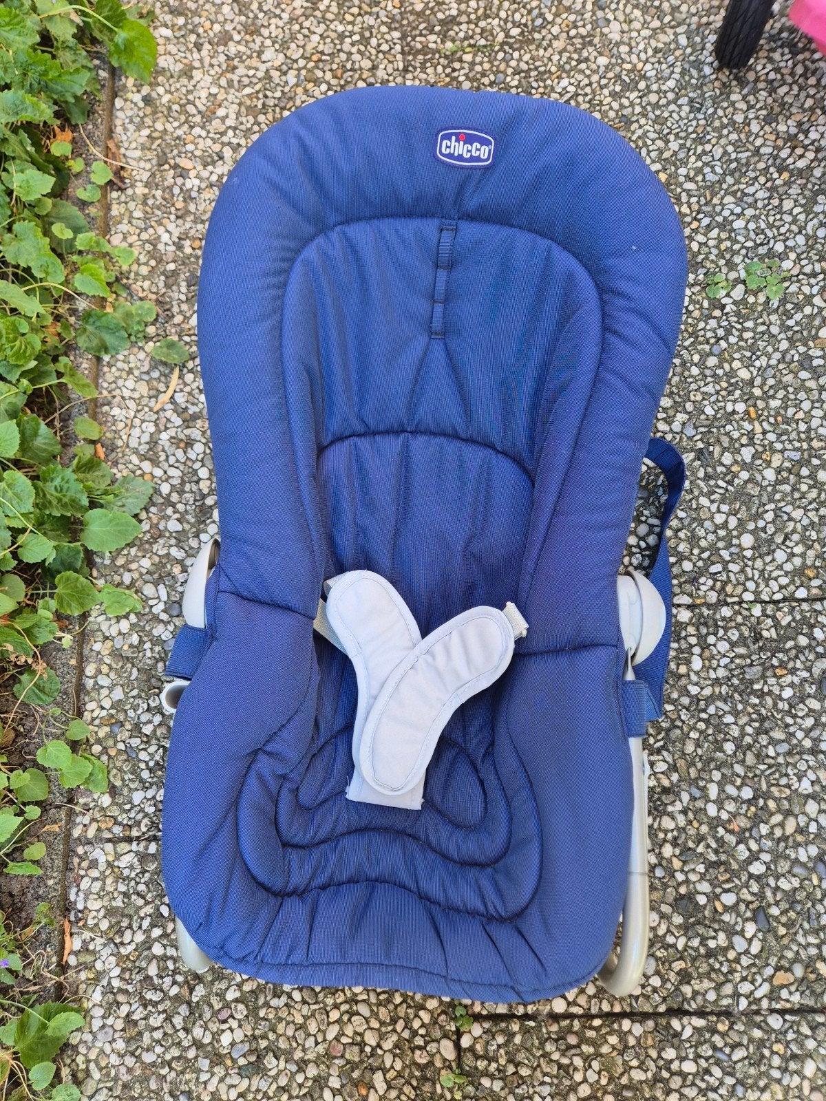 Chicco Wipstoel blauw, verstelbaar, wipper, Ophalen, Gebruikt, Chicco, Verstelbaar