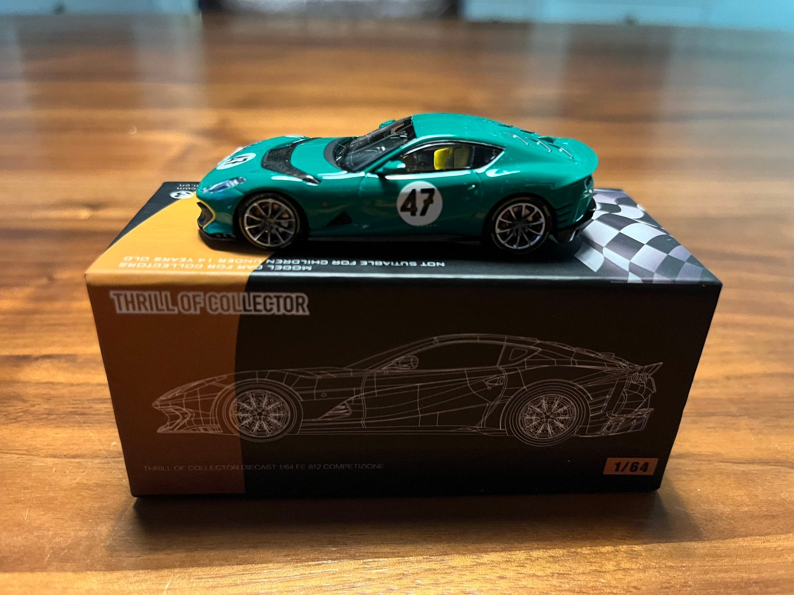 TOC thrill of collectors Ferrari 812 competitione 1:64, Verzenden, Zo goed als nieuw, Auto