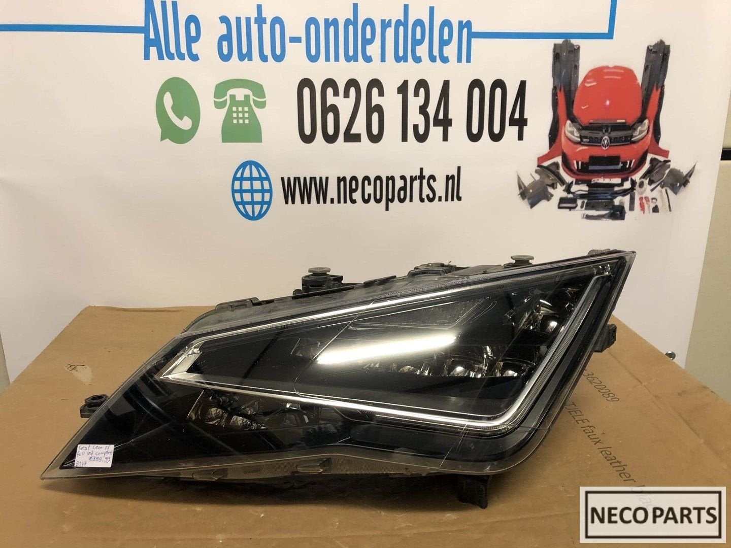 SEAT LEON 5F VOL LED KOPLAMP ORIGINEEL 5F1941007D COMPLEET, Gebruikt, -, -, Ophalen of Verzenden