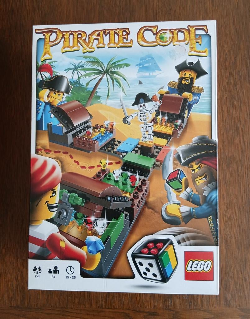 Lego 3840 Spel Pirate Code, Ophalen of Verzenden, Zo goed als nieuw, Complete set, Lego