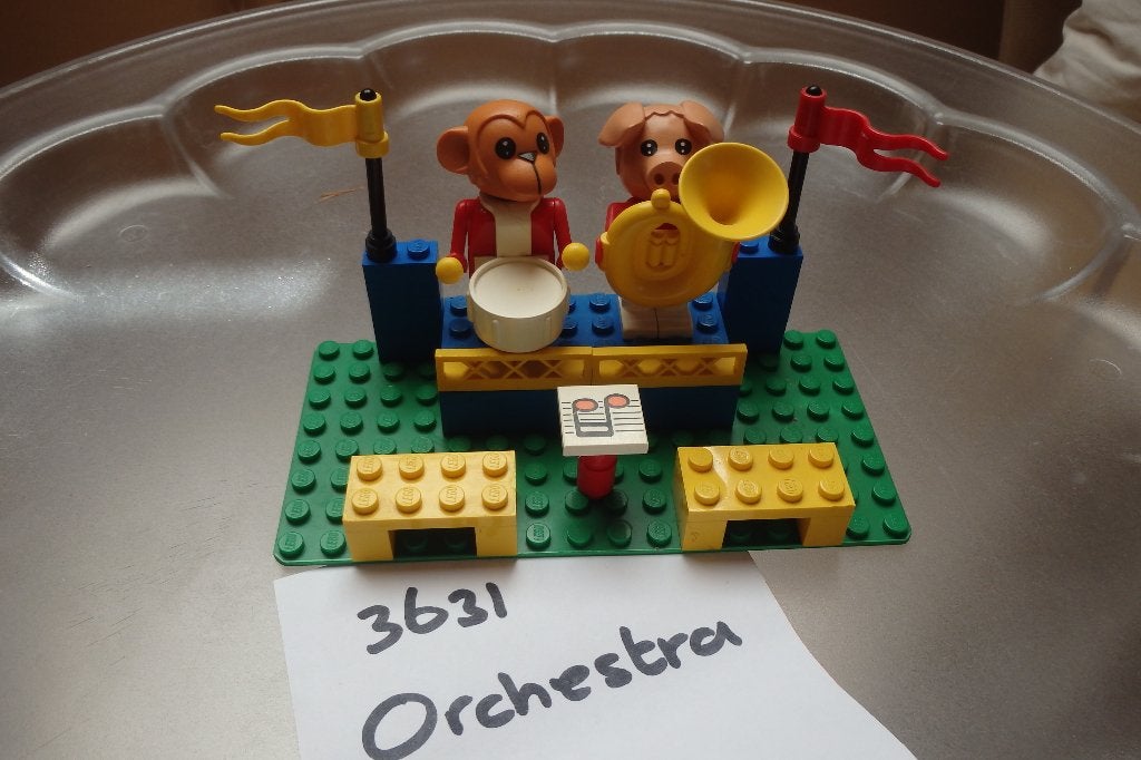 LEGO Fabuland 3631 Orchestra, Orkest, compleet, Lego, Ophalen of Verzenden, Zo goed als nieuw, Complete set
