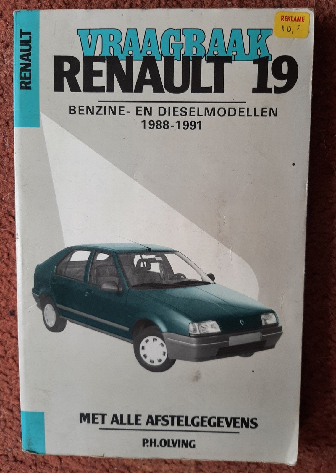 Vraagbaak Renault 19 Benzine- en Dieselmodellen 1988-1991, Ophalen of Verzenden, Gelezen, Renault