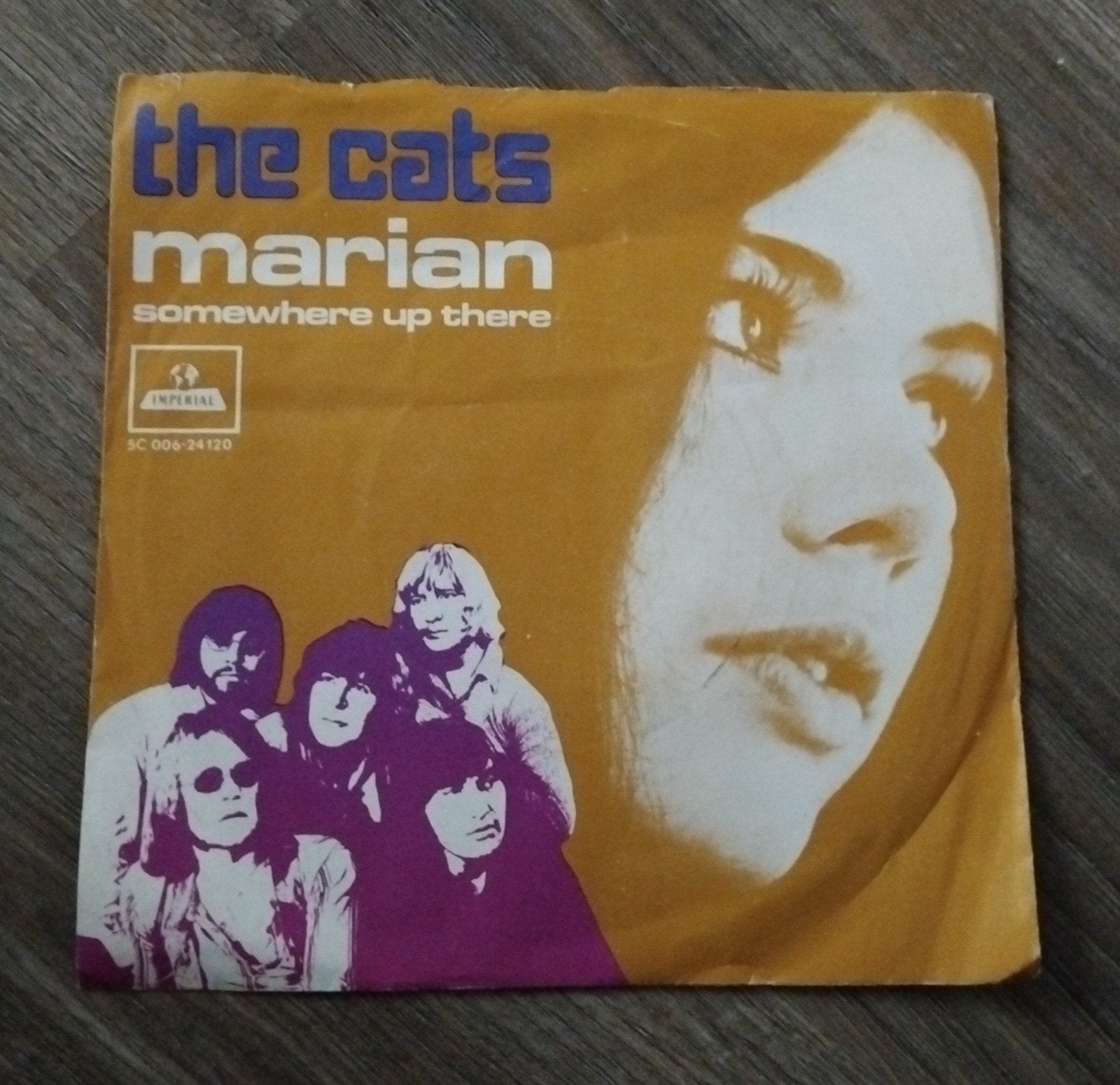 The Cats - Marian / Somewhere Up There (Vinyl Single), Gebruikt, 7 inch, Ophalen of Verzenden, Pop