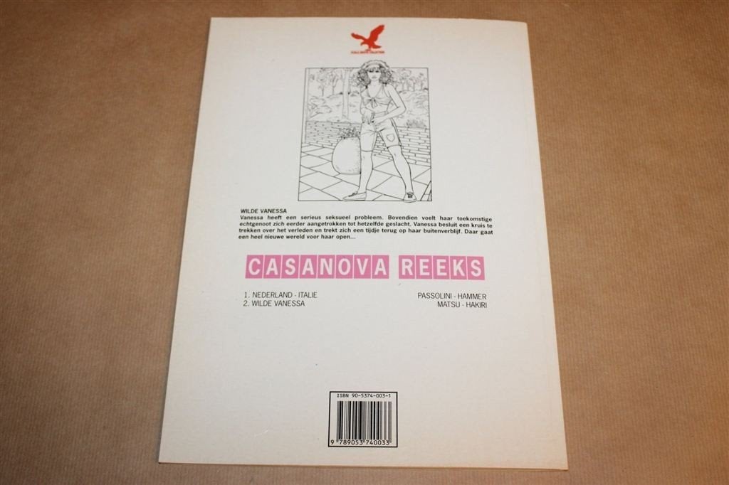 Wilde Vanessa — Erotisch Stripalbum, Casanova Reeks 2, Boeken, Eén stripboek, Verzenden, Gelezen