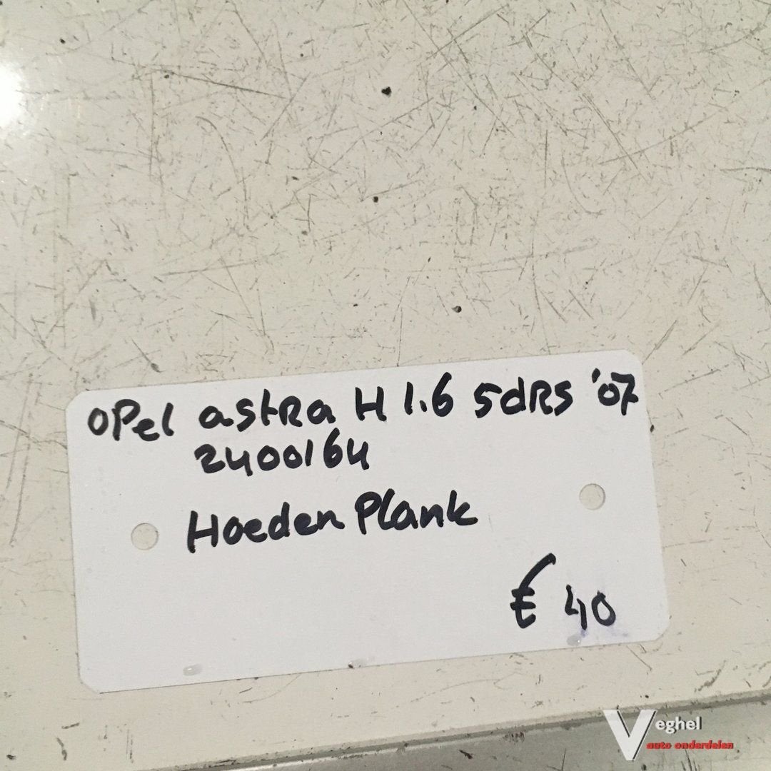 Opel Astra H 1.6 5drs 2007 Wagennr 240064   Hoedenplank, Ophalen, Gebruikt, -, -