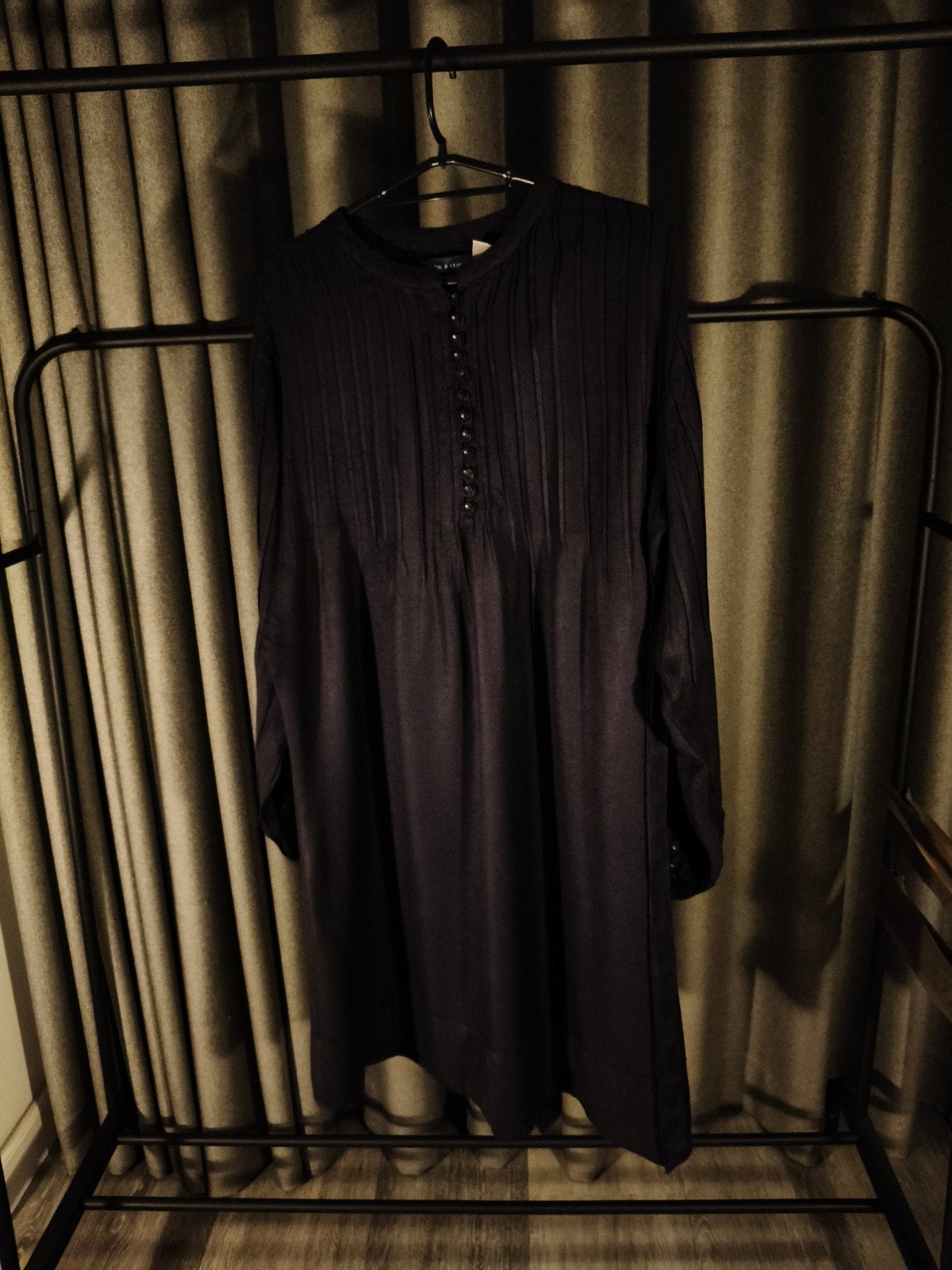 Antik Batik Zwarte Viscose Tuniek Jurk Maat 40, Maat 38/40 (M), Zwart, Ophalen of Verzenden, Zo goed als nieuw
