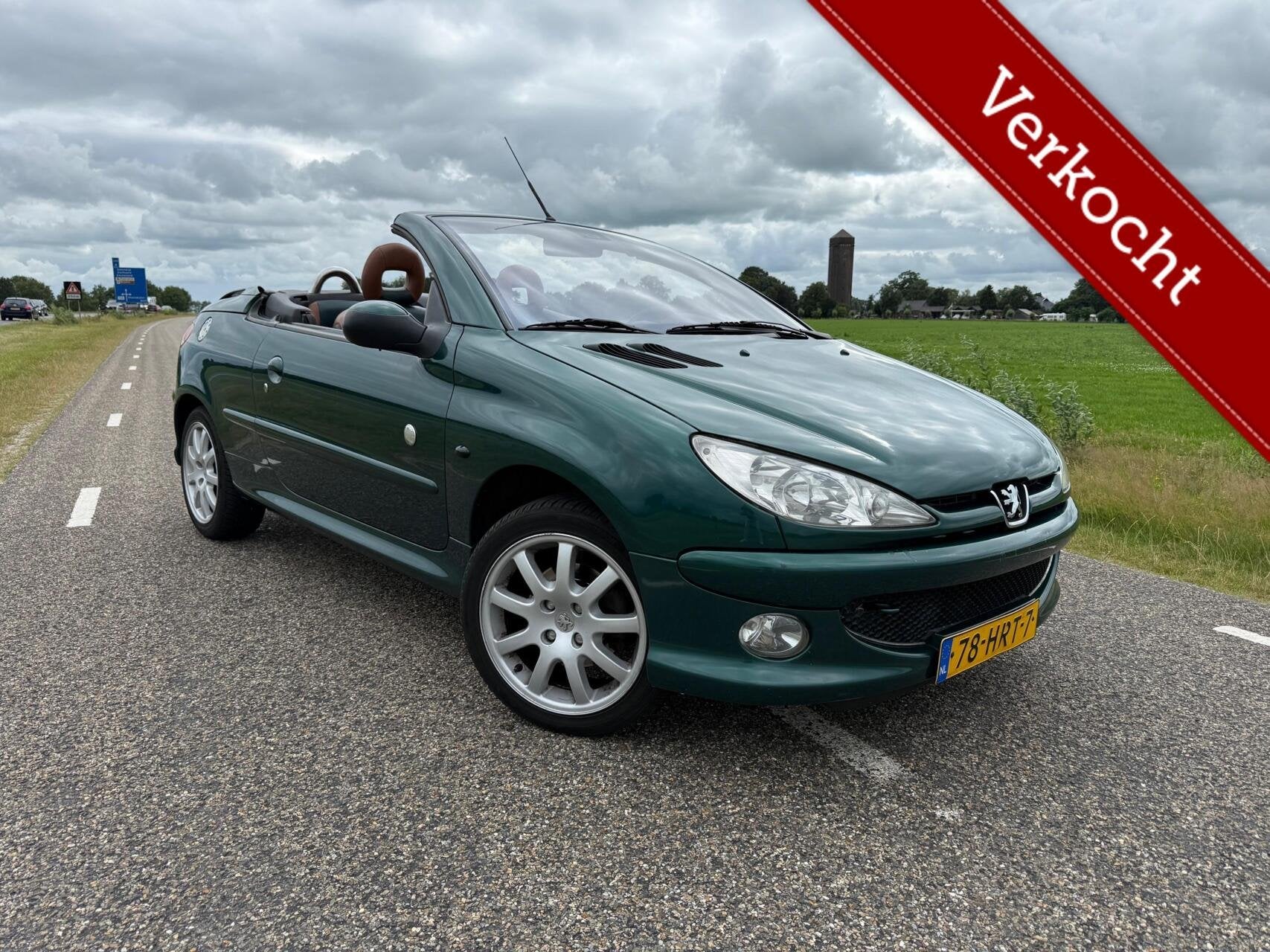 Peugeot 206 CC 2.0 16v Roland Garros | VERKOCHT, Auto's, Peugeot, 136 pk, Gebruikt, 4 cilinders, Cabriolet