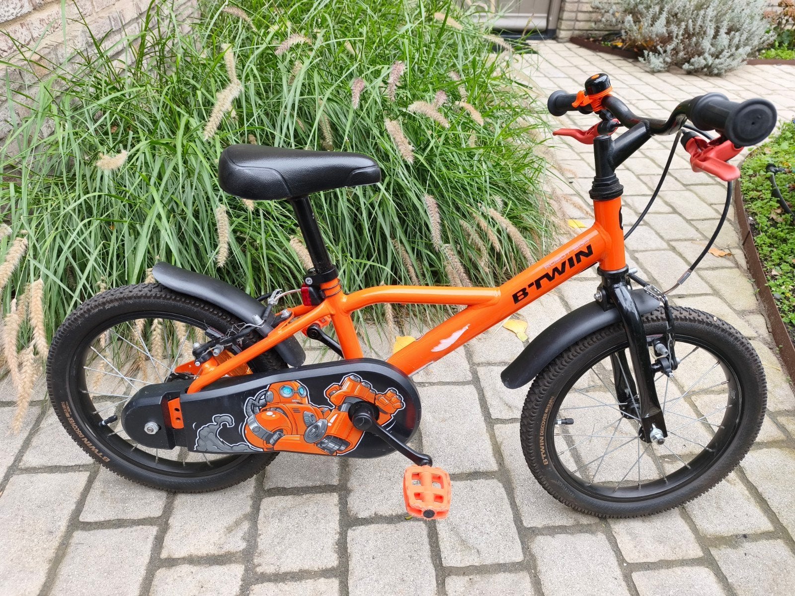 BTWIN 500 ROBOT kinderfiets 16 inch, Ophalen, Velgrem, B'Twin, 16 tot 20 inch