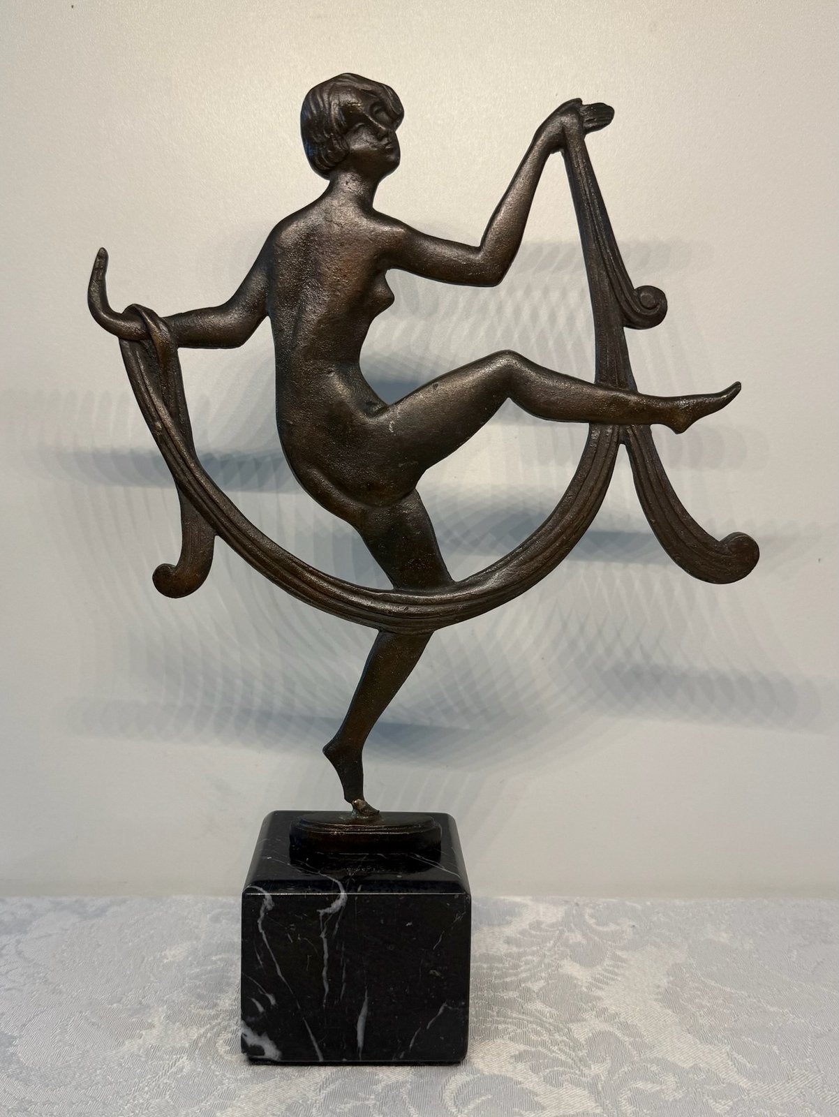 Art Deco beeld danseres, Ophalen of Verzenden