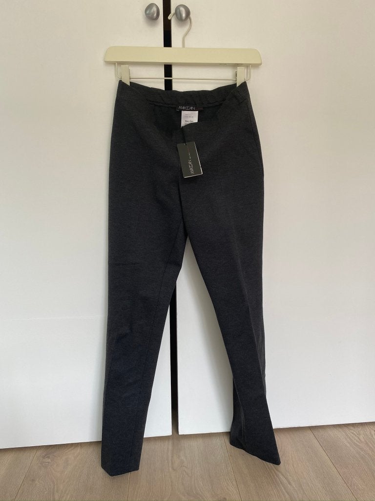 Nieuw met label  MarcCain Donkergrijze Stretch Broek Maat 36, Ophalen of Verzenden, Zo goed als nieuw, Maat 36 (S), Marccain