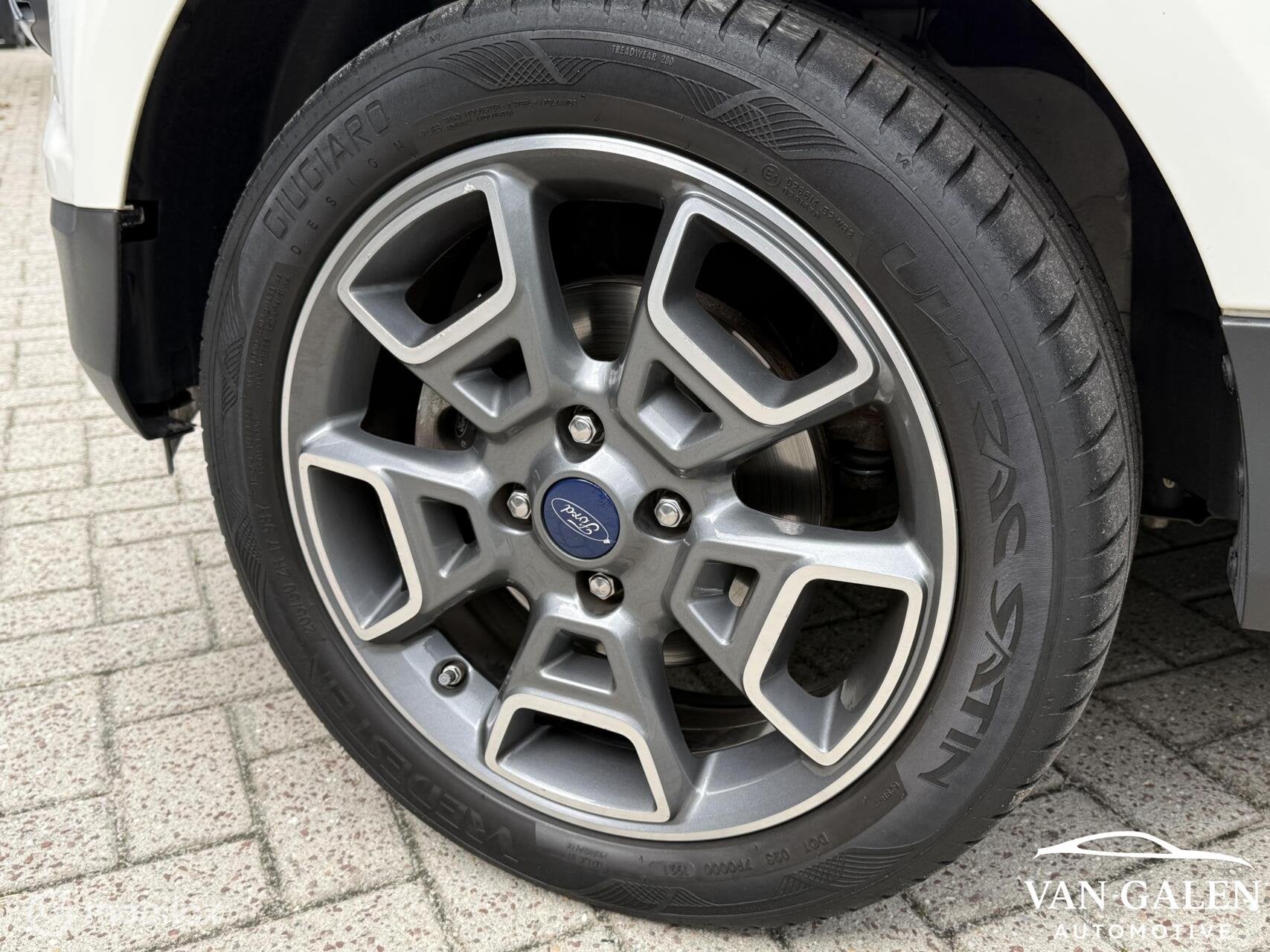 Ford EcoSport 1.0 EcoBoost Clima|Trekhaak|Cruise|APK Nieuw, Auto's, Voorwielaandrijving, 12 maanden, 125 pk, Gebruikt