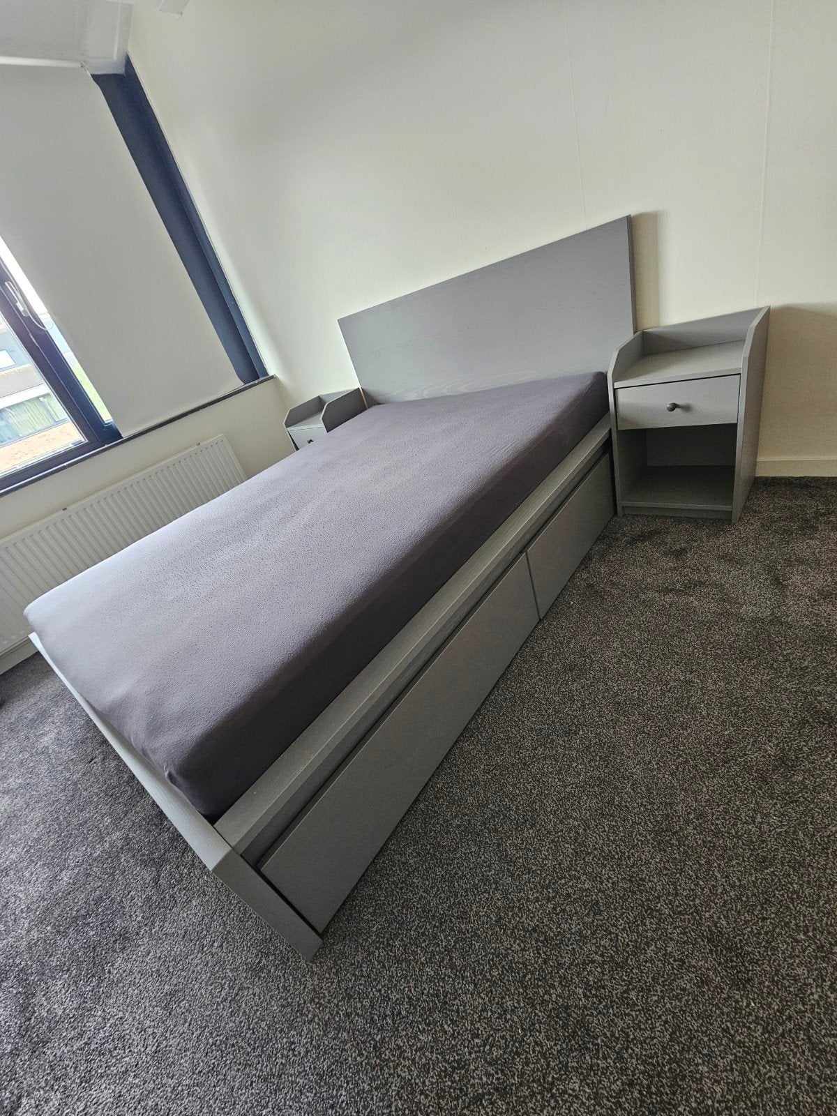 Te koop: Complete slaapkamer set, Ophalen, Tweepersoons, 140 cm, Zo goed als nieuw