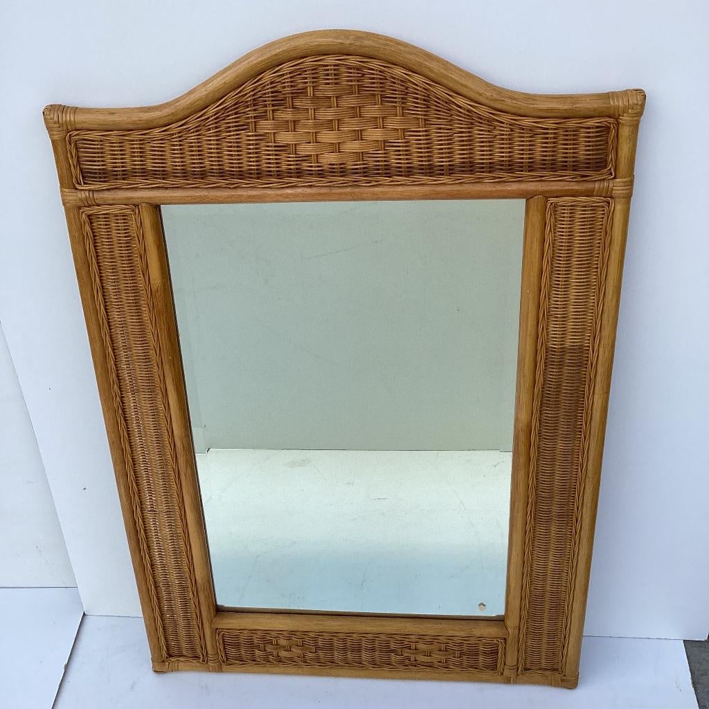Bamboe spiegel, Ophalen, Minder dan 50 cm, Gebruikt, X