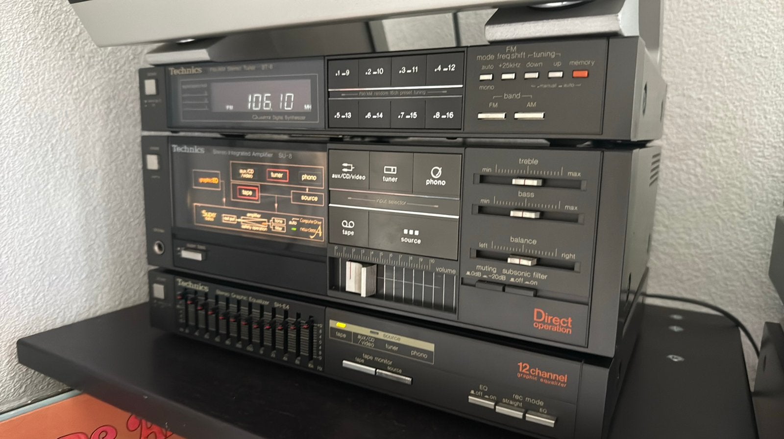 Technics versterker SU-8, Audio, Tv en Foto, Overige merken, Gebruikt, Ophalen of Verzenden, Minder dan 60 watt