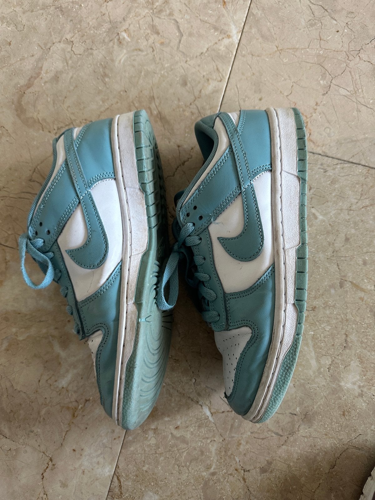 Nike Dunk Low Disrupt 2 Teal/White - Maat 40, Ophalen of Verzenden, Gedragen, Overige kleuren, Sneakers of Gympen