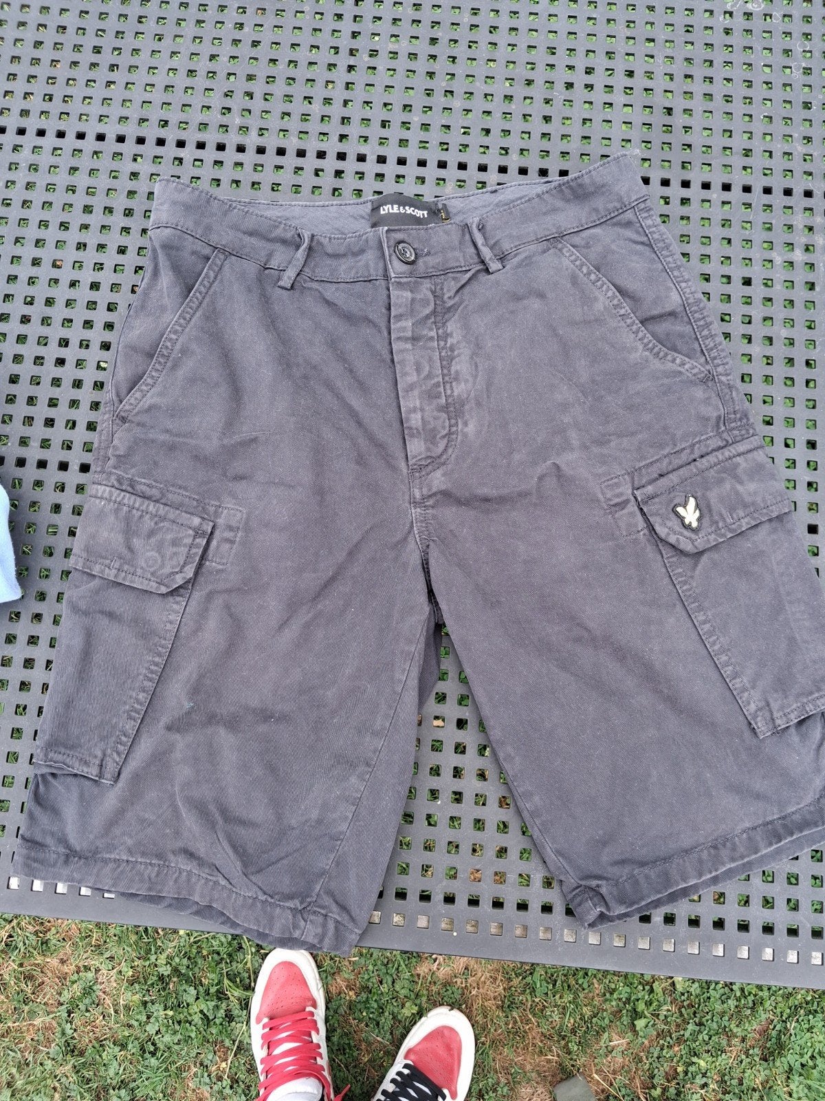 Lyle & Scott Zwarte Cargo Korte Broek - W30, Zwart, Overige maten, Ophalen of Verzenden, Lyle & Scott