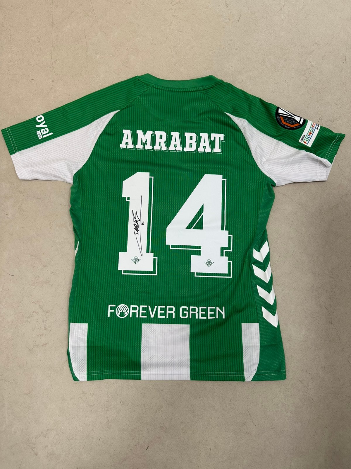 Matchworn & Scored Europa League Shirt Sofyan Amrabat, Ophalen, Zo goed als nieuw, Buitenlandse clubs, Shirt