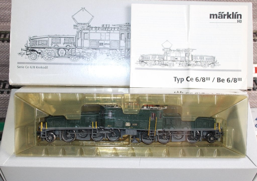 Marklin  39560  E locomotief Ce6/8  ( krokodil )  digitaal, Wisselstroom, Locomotief, Ophalen of Verzenden, Zo goed als nieuw
