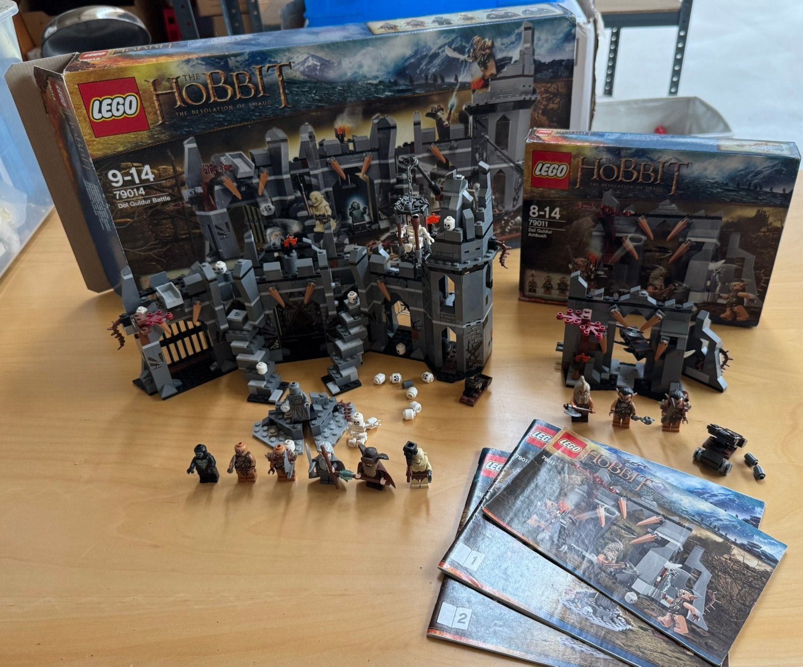 LEGO Hobbit collectie set 79011 tm 79016 compleet, Gebruikt, Inclusief instructies, Overige thema's, Lego
