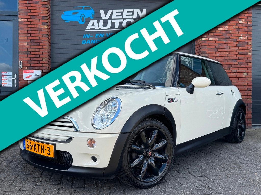 Mini Mini 1.6 Cooper S Chili Pano Xenon Vol Leder Nette Staa, Voorwielaandrijving, Gebruikt, Zwart, 4 cilinders