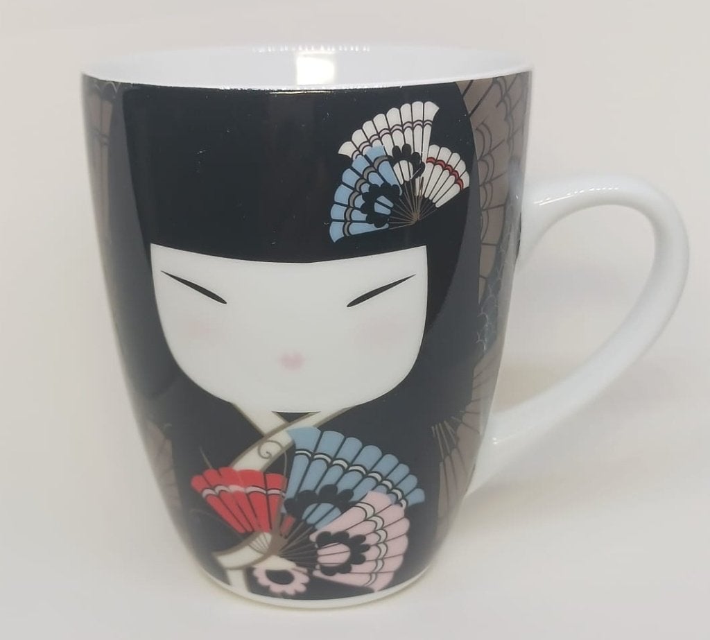 Kimmidoll mok MASAMI "Ballezza raffinata" Keramiek, Huis en Inrichting, Keuken | Servies, Aziatisch, Overige merken, Keramiek