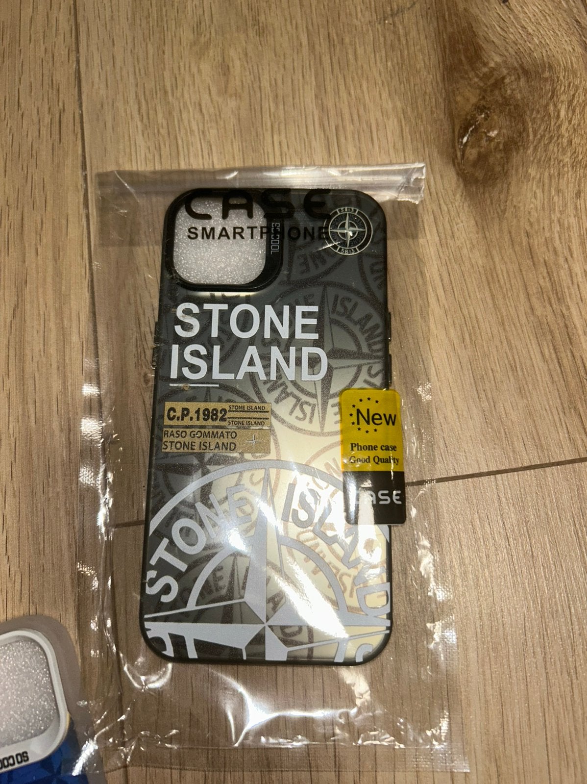 Stone island iphone hoesje, Kunststof, Zwart, Nieuw, Hoesje of Tasje