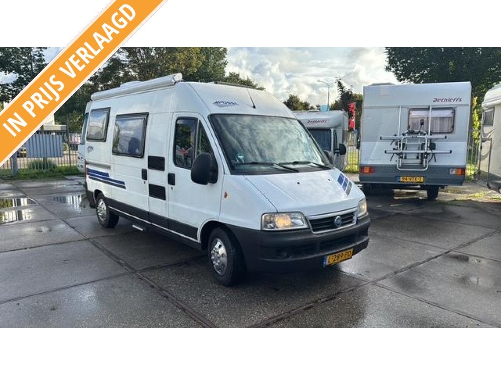 Fiat Ducato 560 met Pössle inbouw & airco, Niet ingevuld, Luifel, Standaard zit, Koelkast
