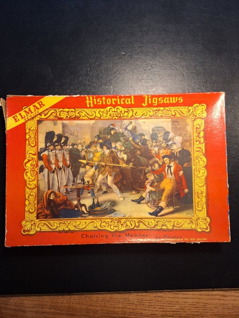 Vintage Elmar Puzzel - Charing the Member (1000 stukjes), Ophalen of Verzenden