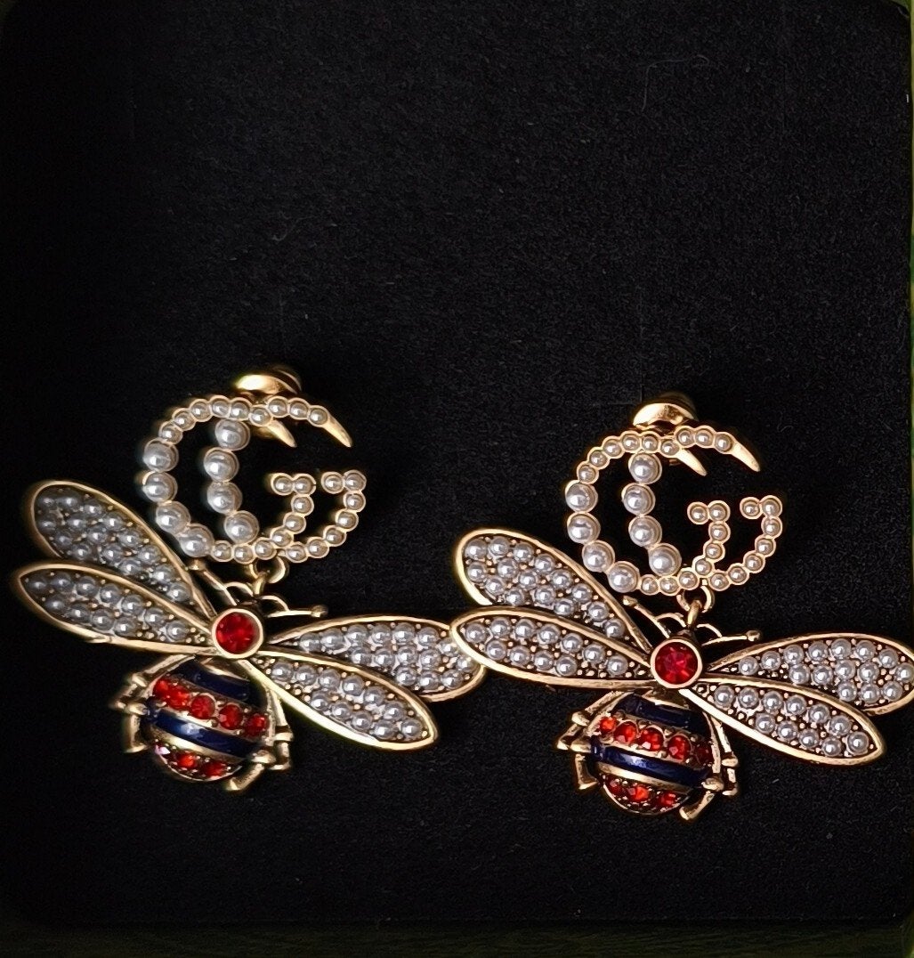 Mooie vintage oorbellen Gucci, Sieraden, Tassen en Uiterlijk, Oorbellen, Ophalen of Verzenden, Goud, Overige materialen
