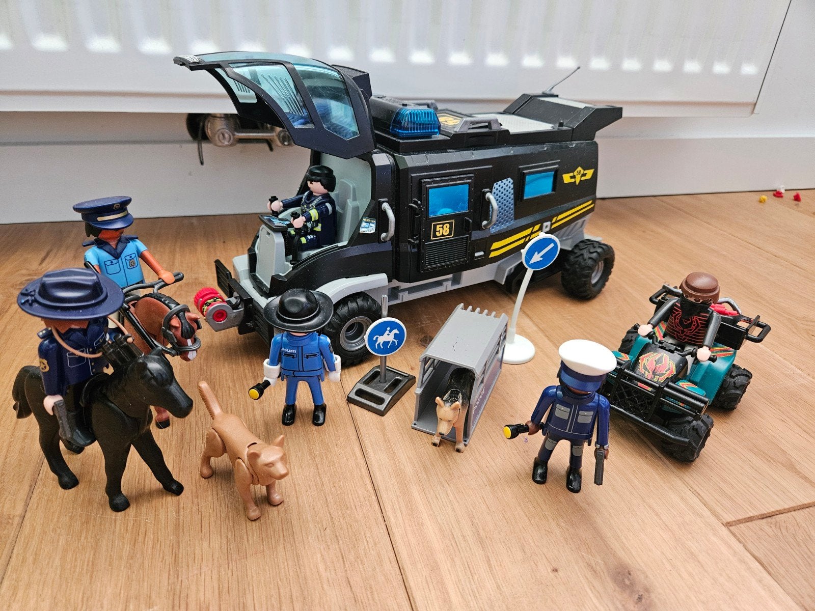 Playmobil Politie Set met politie Voertuigen en Figuren, Ophalen of Verzenden, Jongen of Meisje