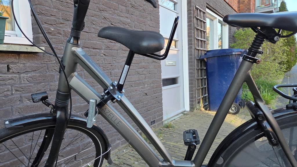 Zadelzitje tbv damesfiets, kinderzitje tot 6 jaar, Ophalen of Verzenden, Voetsteuntjes