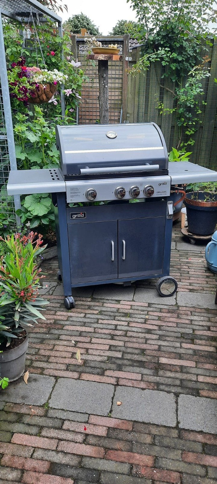 Grilld Gourmet 3-AG Gasbarbecue met zijbrander, Ophalen
