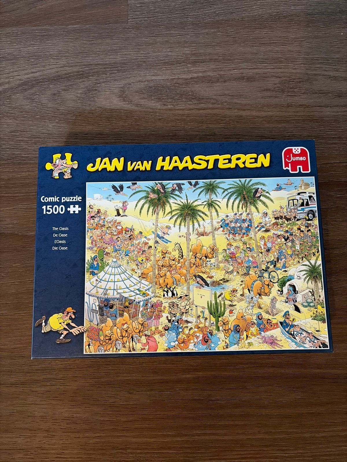 Jan van Haasteren De Oase 1500 stukjes legpuzzel, Ophalen of Verzenden, 500 t/m 1500 stukjes, Zo goed als nieuw, Legpuzzel