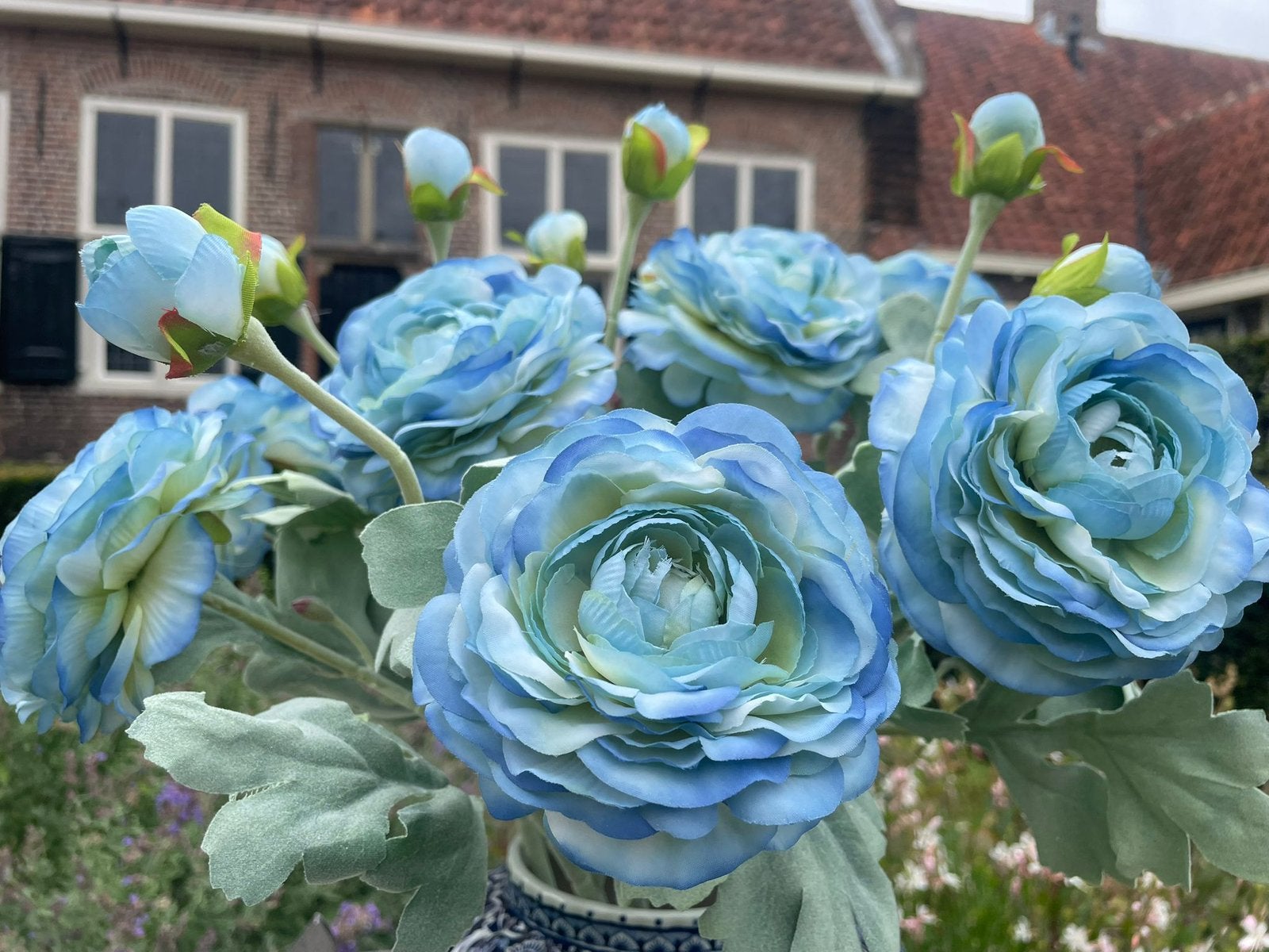 Kunstbloemen kunstbloemboeket boeket kunsttak decoratie, Binnen, 3811JM, Rode Beagle kunstbloemen, Nieuw