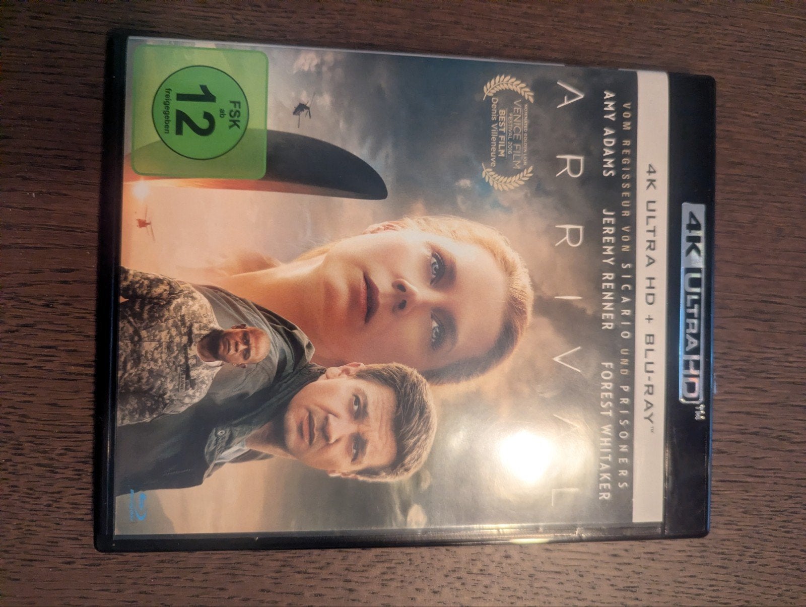 Arrival 4K Ultra HD + Blu-Ray (FSK 12), Cd's en Dvd's, Nederlands, Ophalen of Verzenden, Zo goed als nieuw, Science Fiction