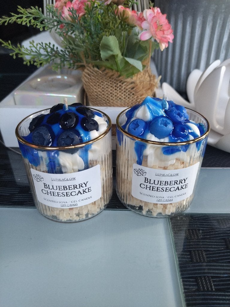 blueberry cheesecake kaars, Ophalen of Verzenden, Nieuw, Kaars