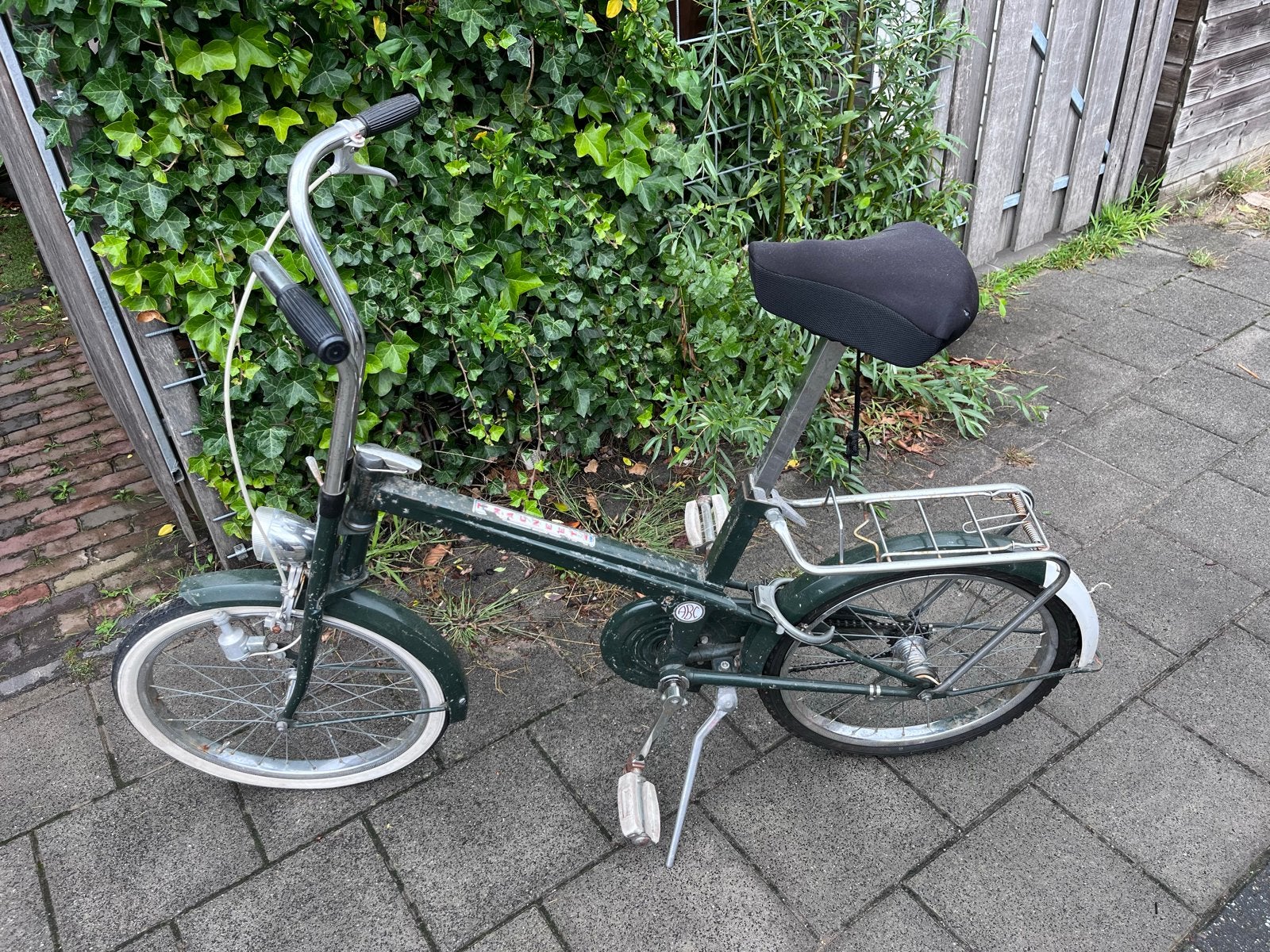 Vintage ABC magneet vouwfiets - Groen, Gebruikt, Heren, Totaal opvouwbaar, Ophalen