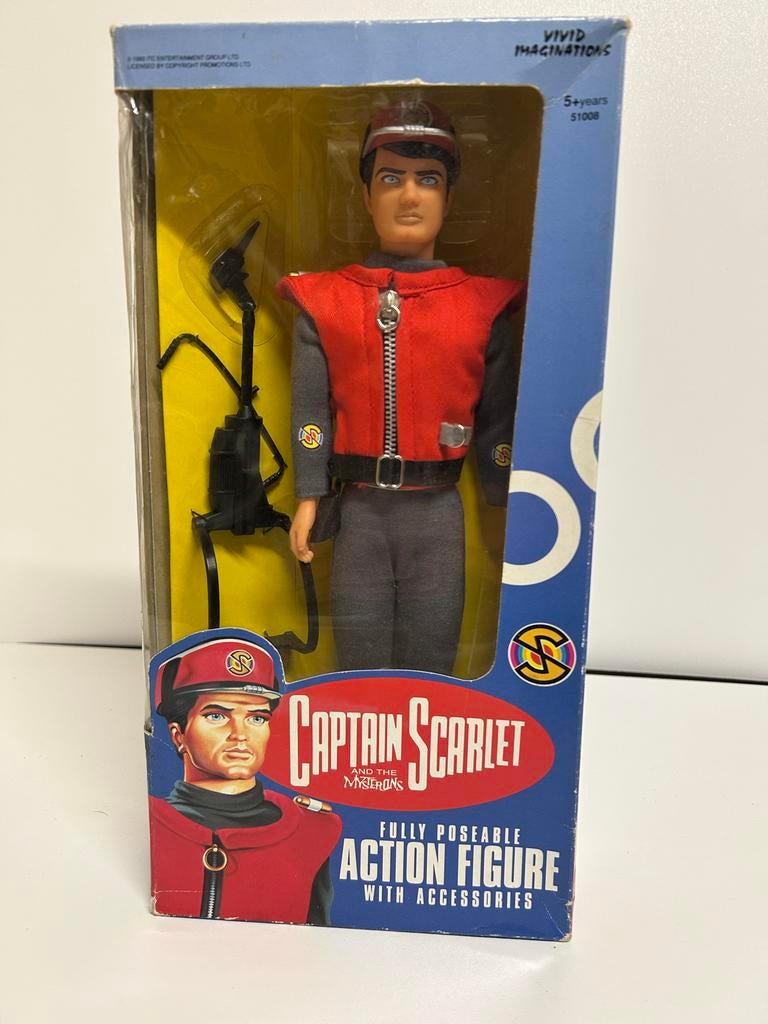 Captain Scarlet en de Mysterons Actiefiguur - Vivid Imaginat, Ophalen of Verzenden, Zo goed als nieuw