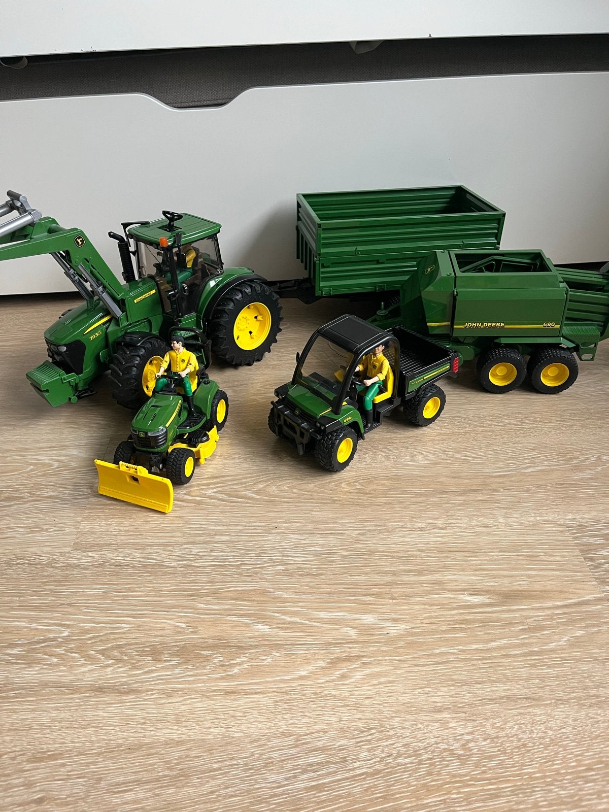 Bruder John Deere set, Ophalen of Verzenden, Zo goed als nieuw