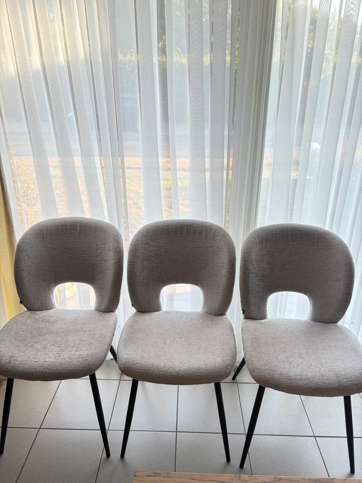 3x Eetkamerstoelen Remon Goossens - nieuw, Ophalen, Overige kleuren, Drie, Zo goed als nieuw