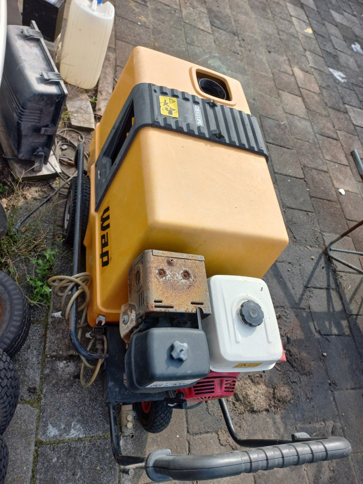 Stoomcleaner, Benzine, Gebruikt, Met regelbare waterdruk, WAP